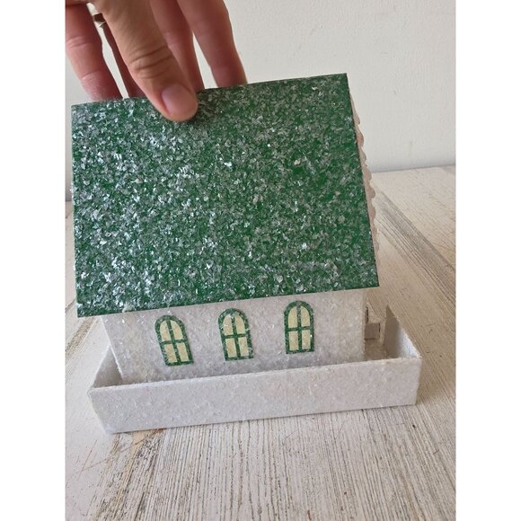 Sparkly Noel Wood song designs demdaco glitter church chapel box container - Picture 3 of 7